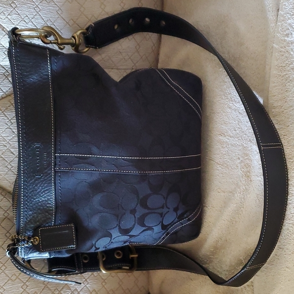 Black coach bag - Picture 1 of 9